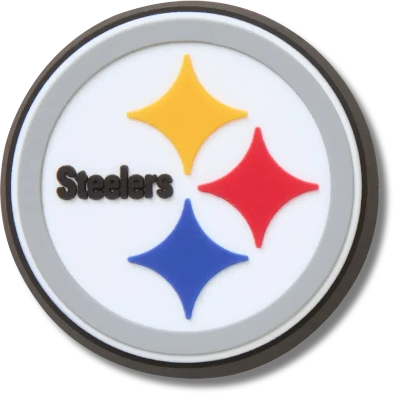 Brelocuri Jibbitz cu logo-ul echipei Pittsburgh Steelers din NFL Brelocuri Jibbitz cu logo-ul echipei Pittsburgh Steelers din NFL