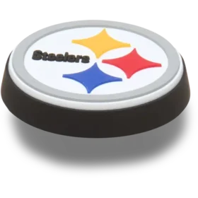 Brelocuri Jibbitz cu logo-ul echipei Pittsburgh Steelers din NFL