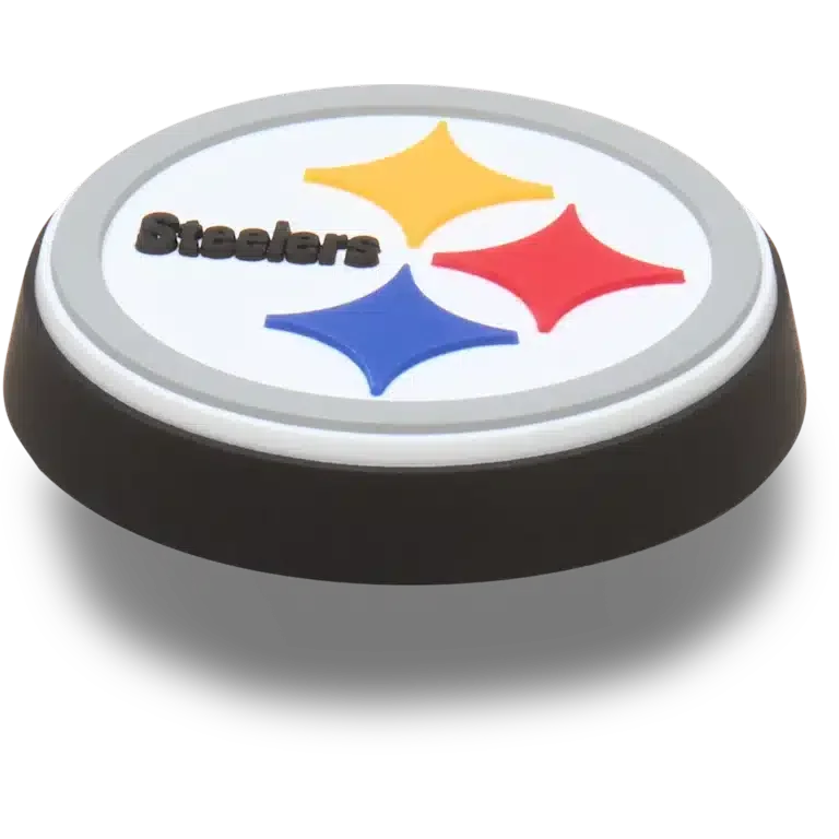 Brelocuri Jibbitz cu logo-ul echipei Pittsburgh Steelers din NFL Brelocuri Jibbitz cu logo-ul echipei Pittsburgh Steelers din NFL