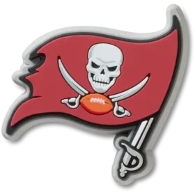 Brelocuri Jibbitz™ cu logo-ul echipei Tampa Bay Buccaneers din NFL