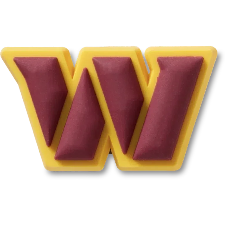 Brelocuri Jibbitz cu logo-ul echipei Washington Commanders din NFL Brelocuri Jibbitz cu logo-ul echipei Washington Commanders din NFL