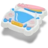 Brelocuri Jibbitz™ cu mașină și placă de surf care își schimbă culoarea la UV