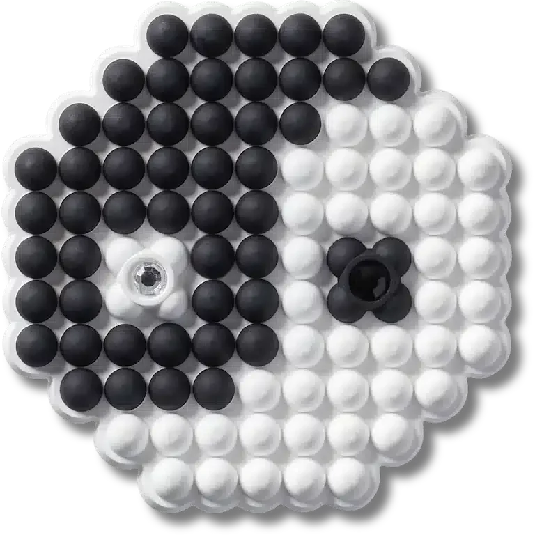 Brelocuri Jibbitz cu mărgele „Yin și Yang” Brelocuri Jibbitz cu mărgele „Yin și Yang”