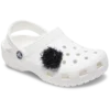 Brelocuri Jibbitz™ cu pompon din beteală neagră