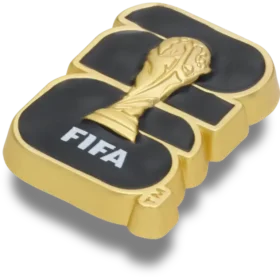 Brelocuri Jibbitz™ cu trofeul Cupei Mondiale FIFA 2026