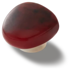 Brelocuri Jibbitz din piatră de obsidian mahon