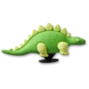 Brelocuri Jibbitz™ Dino verde 3D cu solzi Brelocuri Jibbitz™ Dino verde 3D cu solzi