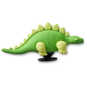 Brelocuri Jibbitz™ Dino verde 3D cu solzi