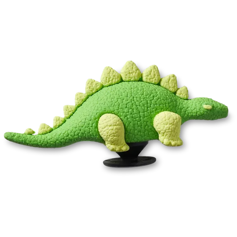Brelocuri Jibbitz™ Dino verde 3D cu solzi Brelocuri Jibbitz™ Dino verde 3D cu solzi