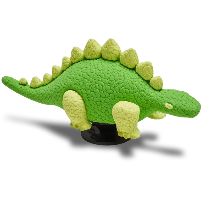 Brelocuri Jibbitz™ Dino verde 3D cu solzi Brelocuri Jibbitz™ Dino verde 3D cu solzi