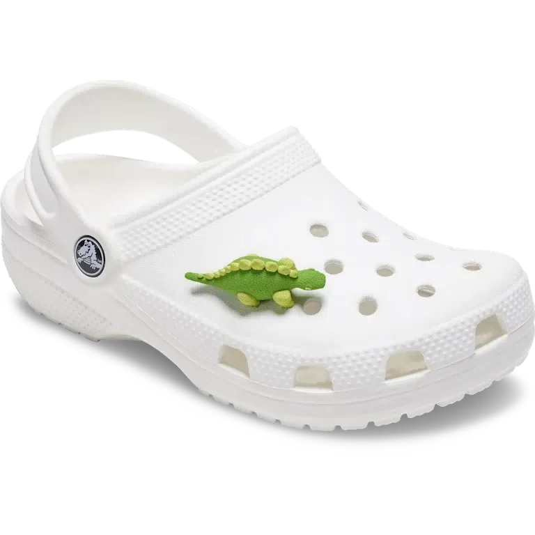 Brelocuri Jibbitz™ Dino verde 3D cu solzi Brelocuri Jibbitz™ Dino verde 3D cu solzi