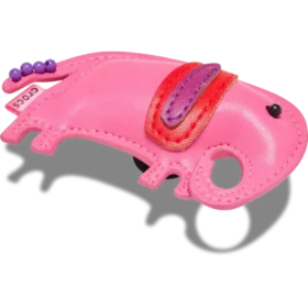 Brelocuri Jibbitz™ „Elefant” din piele sintetică