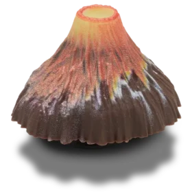 Brelocuri Jibbitz™ „Erupție vulcanică”