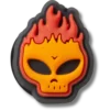Brelocuri Jibbitz™ „Flaming Skull”