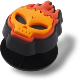Brelocuri Jibbitz™ „Flaming Skull”