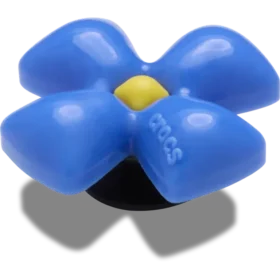 Brelocuri Jibbitz „Floare albastră pufoasă”