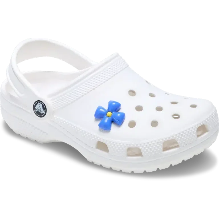 Brelocuri Jibbitz „Floare albastră pufoasă” Brelocuri Jibbitz „Floare albastră pufoasă”