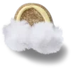 Brelocuri Jibbitz™ „Fuzzy Earmuffs”