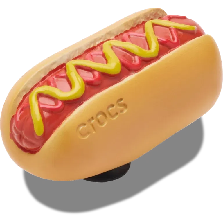 Brelocuri Jibbitz™ „Hot dog înmuiat în muștar” Brelocuri Jibbitz™ „Hot dog înmuiat în muștar”