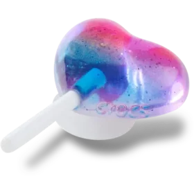 Brelocuri Jibbitz™ „Jelly Heart Lollipop”
