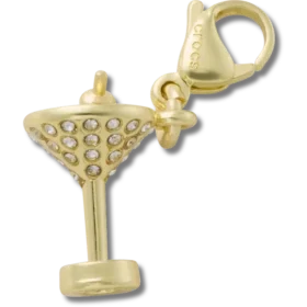 Brelocuri Jibbitz „Martini” auriu