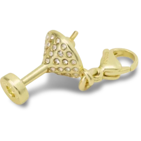Brelocuri Jibbitz „Martini” auriu