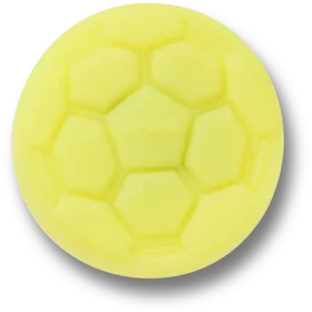 Brelocuri Jibbitz™ „Minge de fotbal galbenă care luminează”