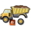 Brelocuri Jibbitz™ Myo Construction Truck (pachet de 5)