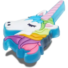 Brelocuri Jibbitz™ pentru brelocuri pentru încălțăminte „Unicorn care luminează”