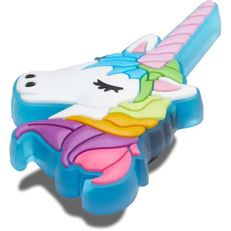 Brelocuri Jibbitz™ pentru brelocuri pentru încălțăminte „Unicorn care luminează” Brelocuri Jibbitz™ pentru brelocuri pentru încălțăminte „Unicorn care luminează”