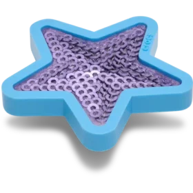 Brelocuri Jibbitz™ „Purple Sequin Star”