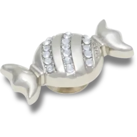 Brelocuri Jibbitz™ „Silver Smt Gem Candy Piece”