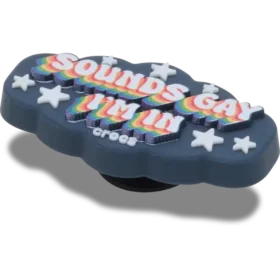 Brelocuri Jibbitz™ „Sounds Gay Im”