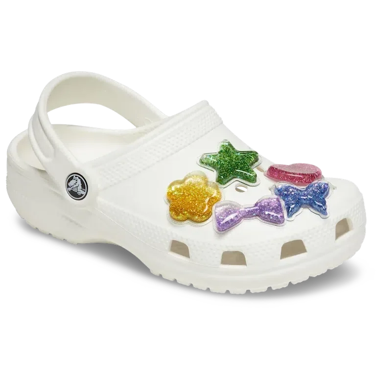 Brelocuri Jibbitz™ Squish care își schimbă culoarea la UV, pachet de 5 Brelocuri Jibbitz™ Squish care își schimbă culoarea la UV, pachet de 5