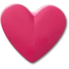 Brelocuri Jibbitz „Stacked Pink Heart” Brelocuri Jibbitz „Stacked Pink Heart”