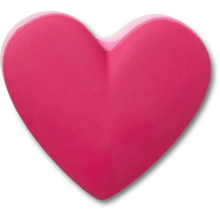 Brelocuri Jibbitz „Stacked Pink Heart” Brelocuri Jibbitz „Stacked Pink Heart”