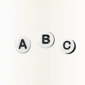 Brelocuri Jibbitz™ „Tiny Friendship Letter C”