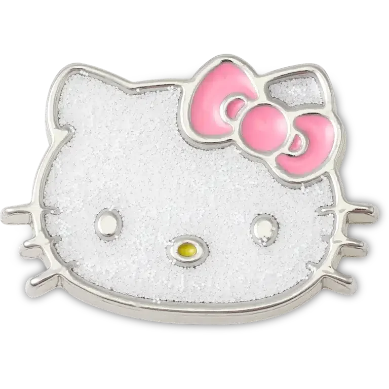 Brelocuri pentru încălțăminte Hello Kitty Glitter Cat Jibbitz Brelocuri pentru încălțăminte Hello Kitty Glitter Cat Jibbitz