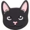 Brelocuri pentru încălțăminte Jibbitz „Black Cat”