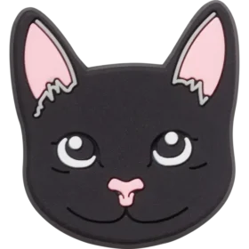 Brelocuri pentru încălțăminte Jibbitz „Black Cat”