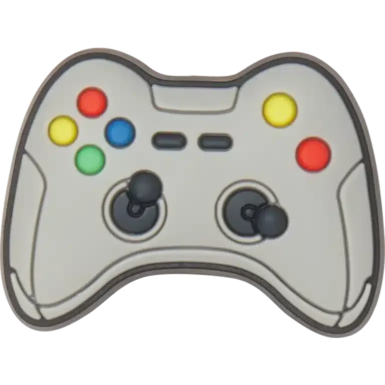 Brelocuri pentru încălțăminte Jibbitz™ „Controler de jocuri” gri Brelocuri pentru încălțăminte Jibbitz™ „Controler de jocuri” gri