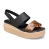 Brooklyn Low Wedge în formă de pană „Negru-maro”