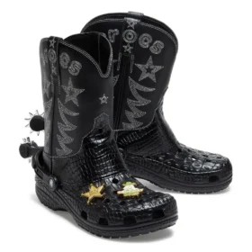 Cizme clasice de cowboy „Negru”