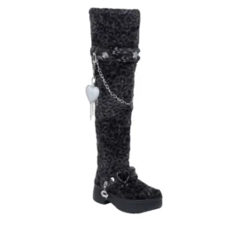 Cizme clasice Unfurgettable „Leopard”
