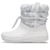 Cizme Classic Neo Puff Luxe „Alb-gri”