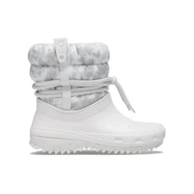 Cizme Classic Neo Puff Luxe „Alb-gri”
