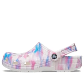 Classic Casual Unisex White Pink Blue Sandale „White Pink Blue”