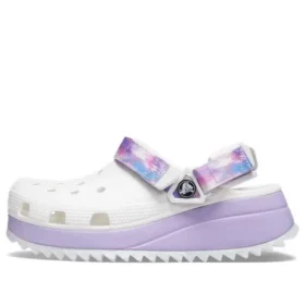 Classic Casual Unisex White Purple Sandal „White Purple”