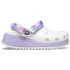 Classic Casual Unisex White Purple Sandal „White Purple”