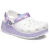 Classic Casual Unisex White Purple Sandal „White Purple”